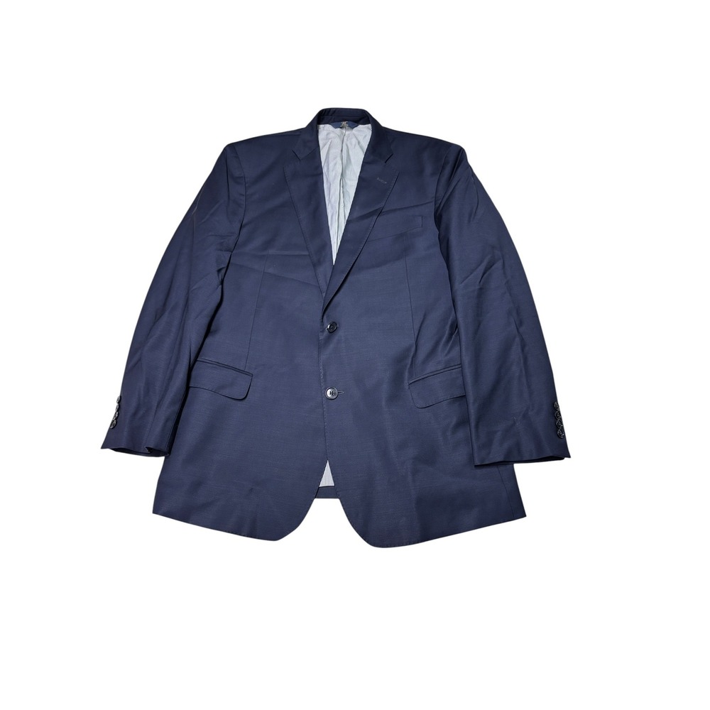 Brooks Brothers 346 Explorer Fitzgerald Fit Navy Wool Blazer Mens 42R Slim Fit